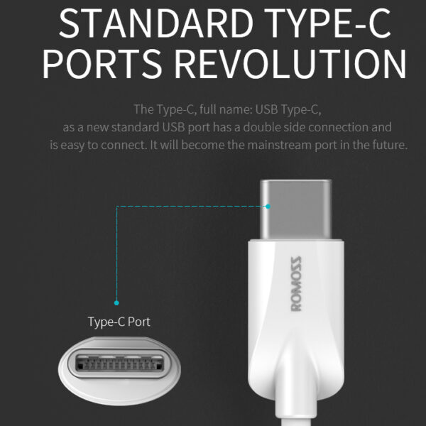 Romoss CB308 1 Meter USB Cable & Data Transmission - Image 3
