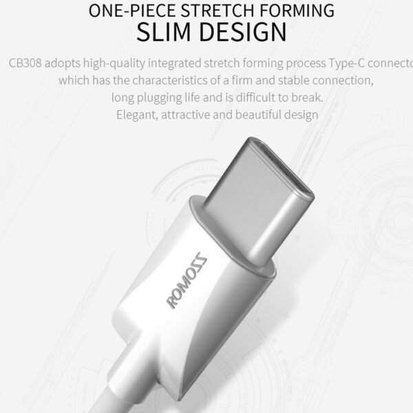 Romoss CB308 1 Meter USB Cable & Data Transmission - Image 5