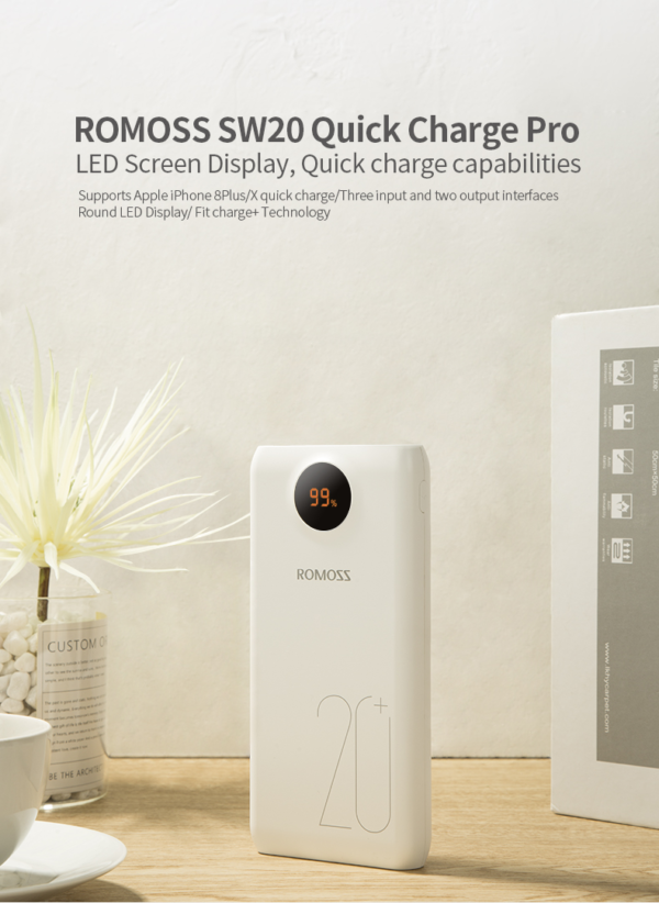 Romoss SW20 Pro 20000mAh Powerbank - Image 2