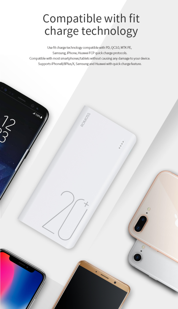 Romoss Sense 6+ 20000mAh Powerbank - Image 11