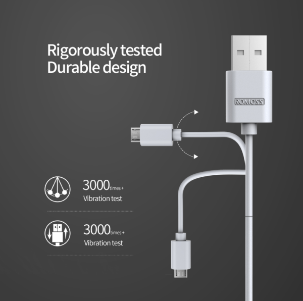 Romoss CB05 1M Micro USB Fast Charging Cable - Image 13